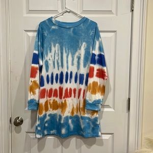Boutique Tye-Dye Dress